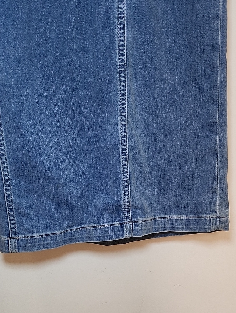 Free PeopleLibre High Rise Wide Leg Stretch Denim Jeans Meduim Wash Blue Size 31 - Picture 10 of 16